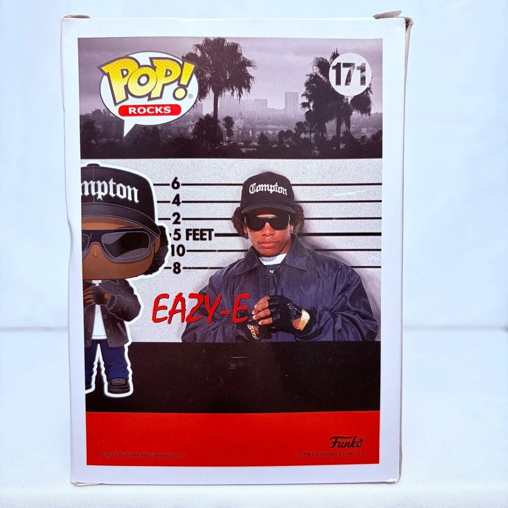 Funko Pop Eazy-E Vinyl Figure OS‎ Black Eric Wright Pop Rocks 171 Compton NWA